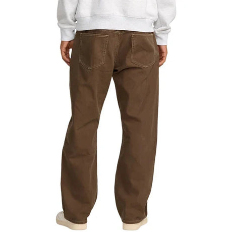RVCA Dayshift 5 Pocket Pant Bombay Brown Men's Pants RVCA 