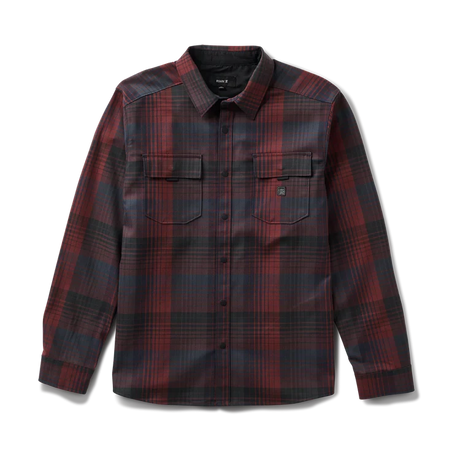 ROARK Diablo Long Sleeve Flannel Sangria Men's Long Sleeve Button Up Shirts Roark Revival 