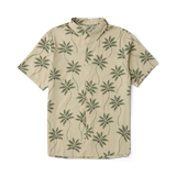 ROARK Bless Up Breathable Stretch Button Up Fossil Print Men's Short Sleeve Button Up Shirts Roark Revival 
