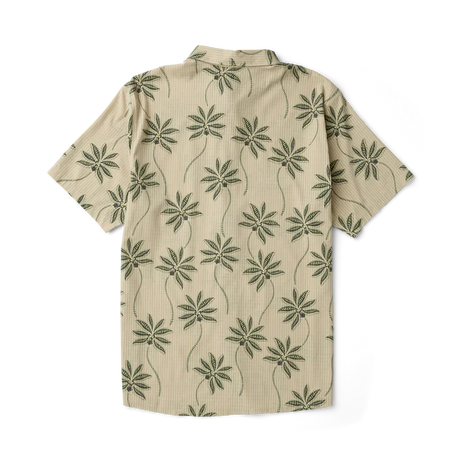 ROARK Bless Up Breathable Stretch Button Up Fossil Print Men's Short Sleeve Button Up Shirts Roark Revival 
