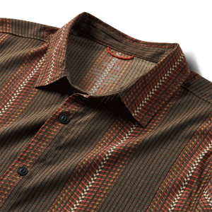 ROARK Bless Up Short Sleeve Button Up Shirt Herringbone Military Men's Short Sleeve Button Up Shirts Roark Revival 