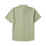 ROARK Bless Up Breathable Stretch Button Up Sage Stripe Men's Short Sleeve Button Up Shirts Roark Revival 