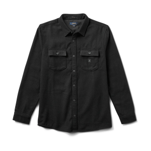 ROARK Nordsman Long Sleeve Flannel Black Men's Long Sleeve Button Up Shirts Roark Revival 