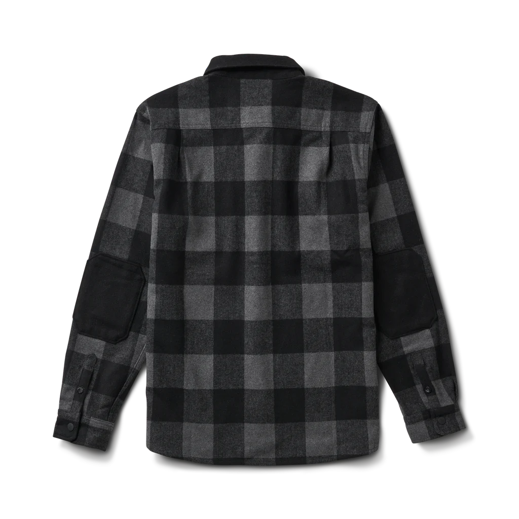 ROARK Nordsman Long Sleeve Flannel Charcoal Plaid Men's Long Sleeve Button Up Shirts Roark Revival 
