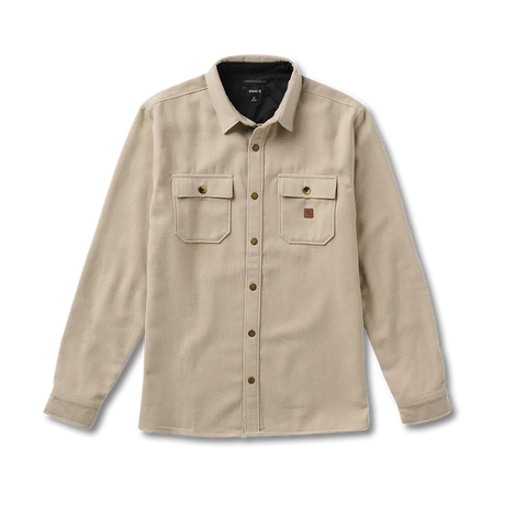 ROARK Nordsman Long Sleeve Flannel Fossil Men's Long Sleeve Button Up Shirts Roark Revival 