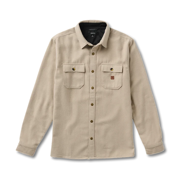 ROARK Nordsman Long Sleeve Flannel Fossil Men's Long Sleeve Button Up Shirts Roark Revival 