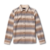 ROARK Crossroads Flannel Stripe Bone Men's Long Sleeve Button Up Shirts Roark Revival 
