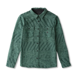 ROARK Nordsman Jacquard Long Sleeve Flannel Dark Forest Men's Long Sleeve Button Up Shirts Roark Revival 