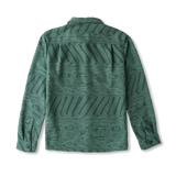 ROARK Nordsman Jacquard Long Sleeve Flannel Dark Forest Men's Long Sleeve Button Up Shirts Roark Revival 