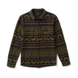 ROARK Nordsman Jacquard Long Sleeve Flannel Dark Military Men's Long Sleeve Button Up Shirts Roark Revival 