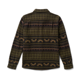 ROARK Nordsman Jacquard Long Sleeve Flannel Dark Military Men's Long Sleeve Button Up Shirts Roark Revival 