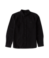 ROARK Scholar Chambray Button Up Shirt Solid Black Men's Long Sleeve Button Up Shirts Roark Revival 