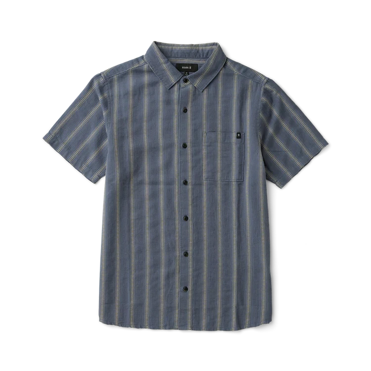 ROARK Crosswinds Button Up Shirt Neptune Men's Short Sleeve Button Up Shirts Roark Revival 