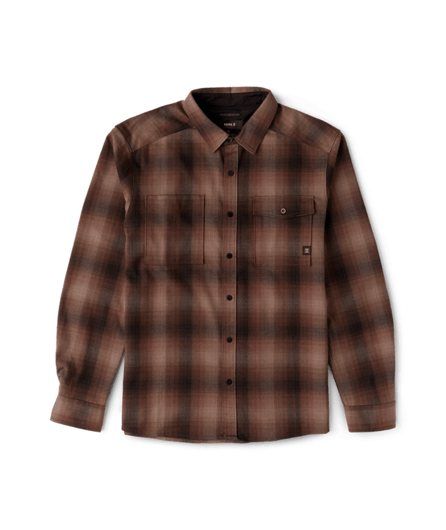 ROARK Diablo Long Sleeve Flannel Tobacco Men's Flannel Shirts Roark Revival 