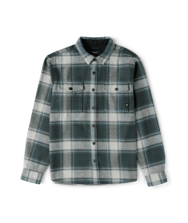 ROARK Nordsman 2.0 Long Sleeve Flannel Dark Slate Men's Flannel Shirts Roark Revival 
