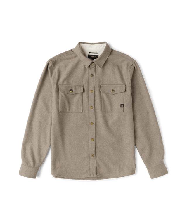 ROARK Nordsman 2.0 Long Sleeve Flannel Dusty Green Men's Flannel Shirts Roark Revival 