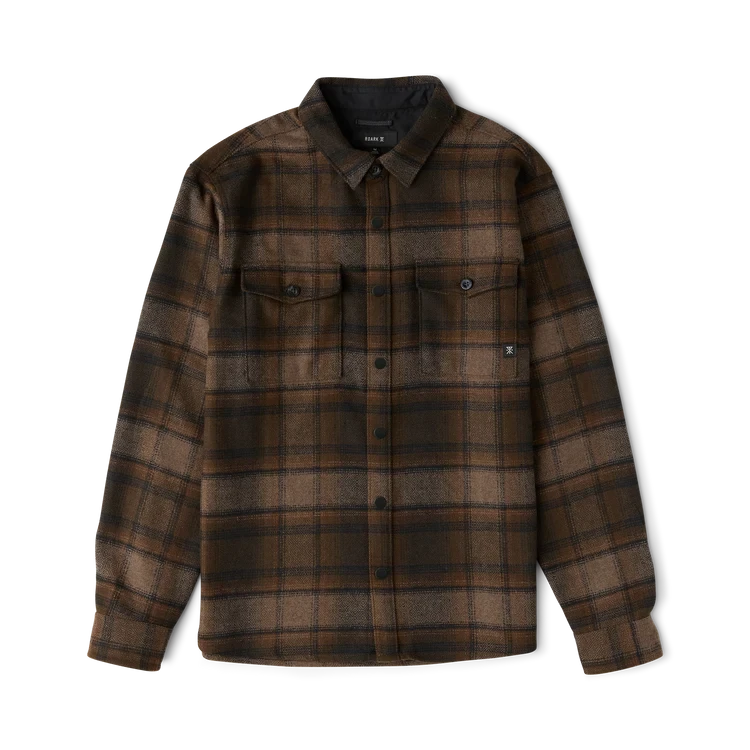 ROARK Nordsman 2.0 Long Sleeve Flannel Rust Men's Flannel Shirts Roark Revival 