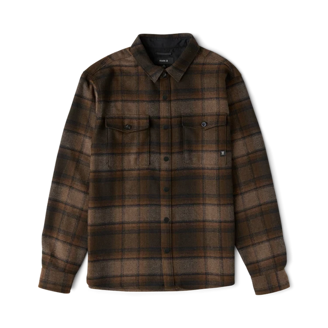 ROARK Nordsman 2.0 Long Sleeve Flannel Rust Men's Flannel Shirts Roark Revival 