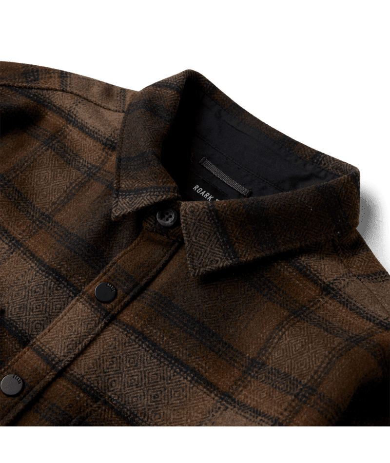 ROARK Nordsman 2.0 Long Sleeve Flannel Rust Men's Flannel Shirts Roark Revival 