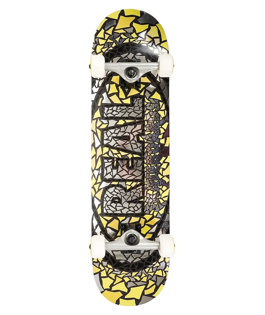 REAL Mosaic Oval Foil 8.06 Skateboard Complete Skateboard Completes Real 