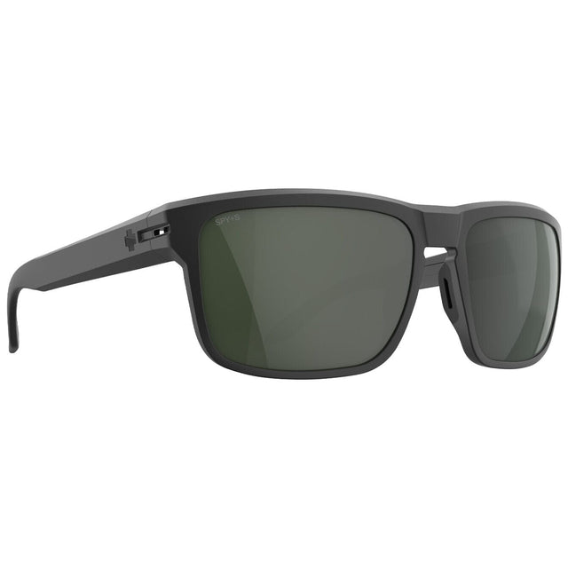 SPY Region XL ANSI Matte Black - Happy Grey Green Polarized Sunglasses Sunglasses Spy 