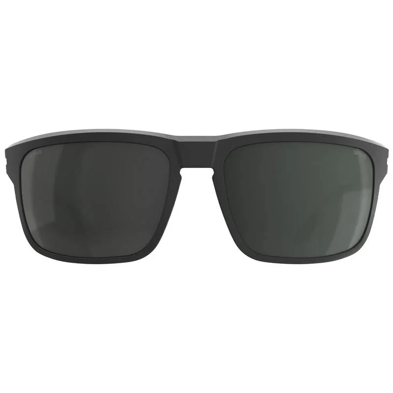 SPY Region XL ANSI Matte Black - Happy Grey Green Black Mirror Sunglasses Sunglasses Spy 