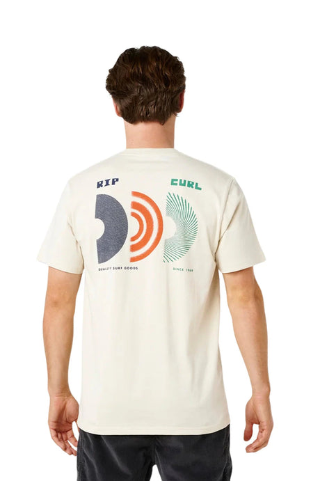 RIP CURL Boys Artist Of The Search Rising T-Shirt Vintage White Boy's T-Shirts Rip Curl 