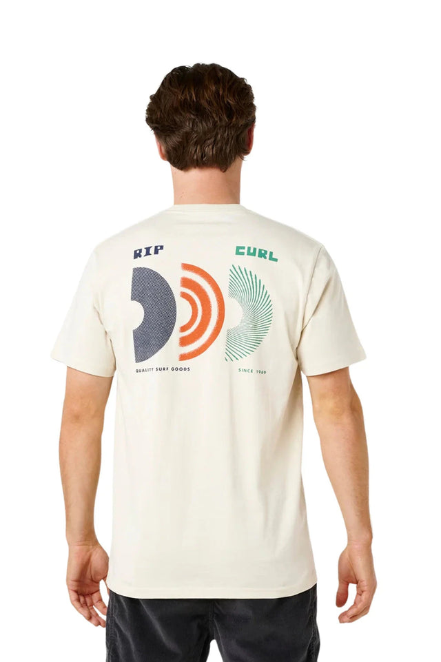 RIP CURL Boys Artist Of The Search Rising T-Shirt Vintage White Boy's T-Shirts Rip Curl 