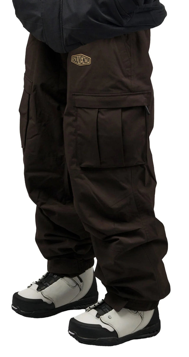 SOUVENIR S2000 Insulated Cargo Snow Pants Cocoa 2027 Men's Snow Pants Souvenir 