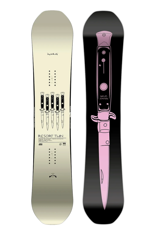 SPRING BREAK Resort Twin Snowboard 2027 Men's Snowboards Spring Break 154 