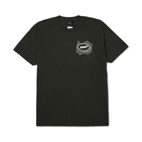 HUF 4 The Dawgs T-Shirt Vintage Black Men's Short Sleeve T-Shirts Huf 