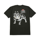 HUF 4 The Dawgs T-Shirt Vintage Black Men's Short Sleeve T-Shirts Huf 