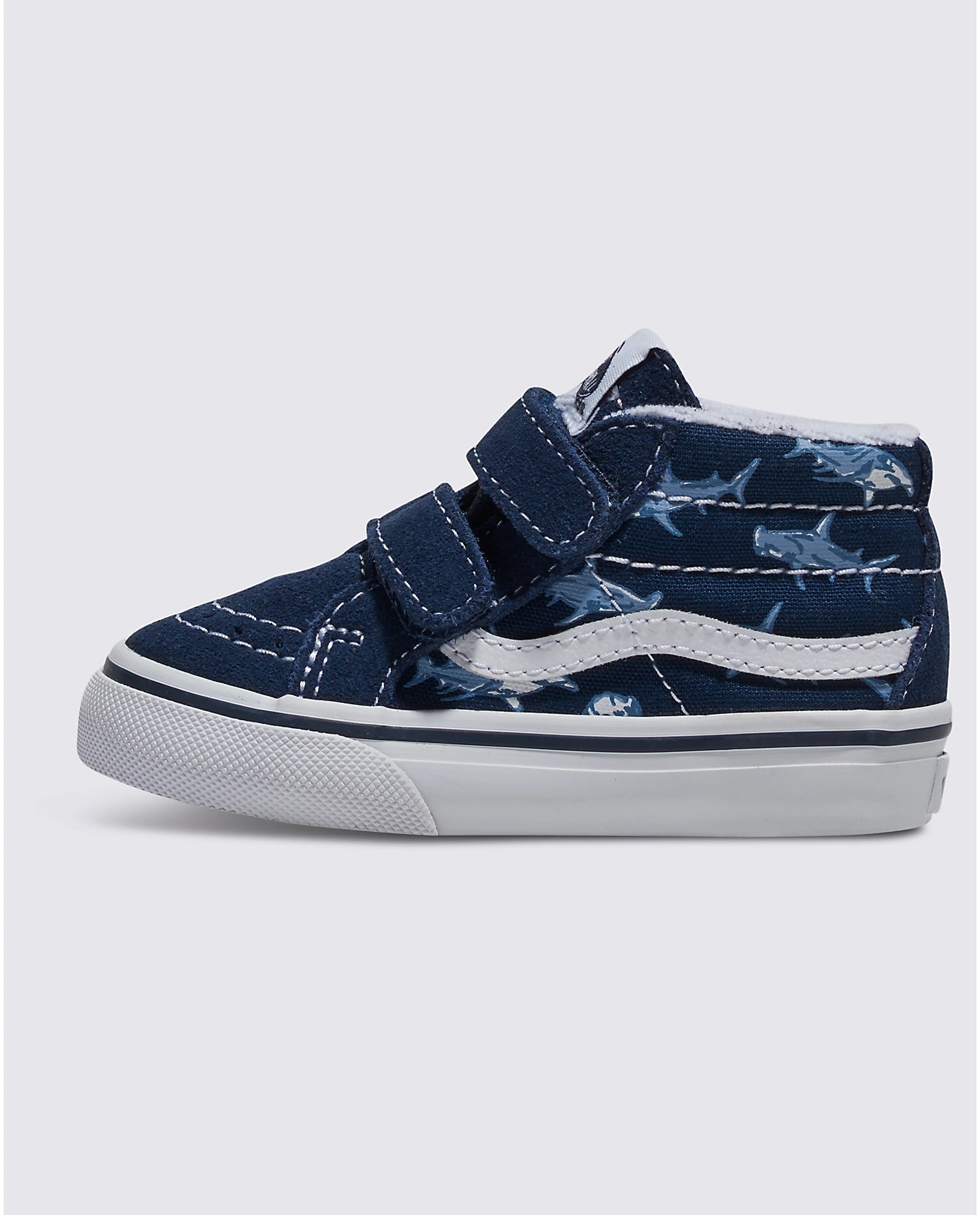 VANS Youth Sk8 Mid Reissue Shoes Into The Blue Multi 1