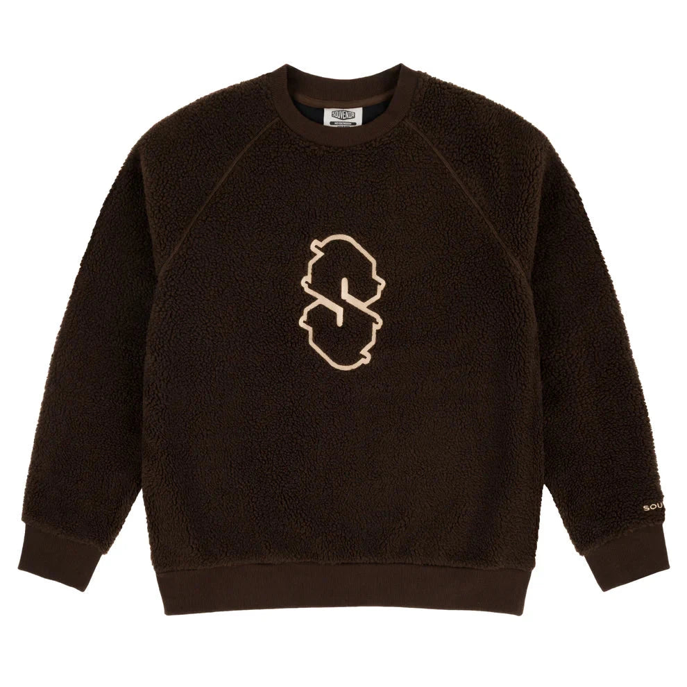 SOUVENIR Sherpa Crew Chocolate Men's Crewnecks Souvenir 