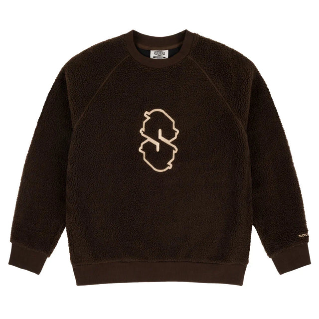 SOUVENIR Sherpa Crew Chocolate Men's Crewnecks Souvenir 
