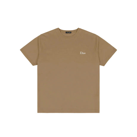 DIME Classic Small Logo T-Shirt Tan Men's Short Sleeve T-Shirts Dime MTL 
