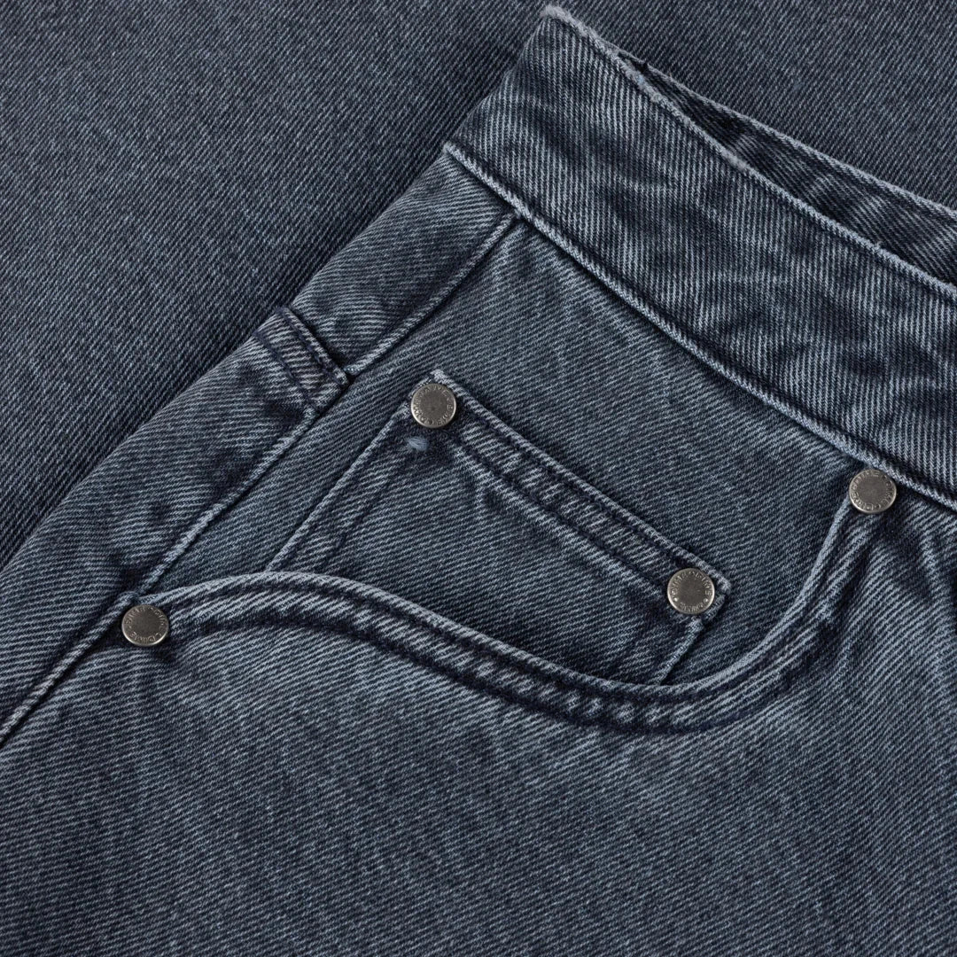 DIME Classic Denim Shorts Overdyed Blue Men's Walkshorts Dime MTL 