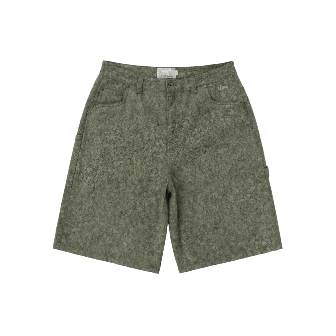 DIME Classic Denim Shorts Electric Green Men's Walkshorts Dime MTL 
