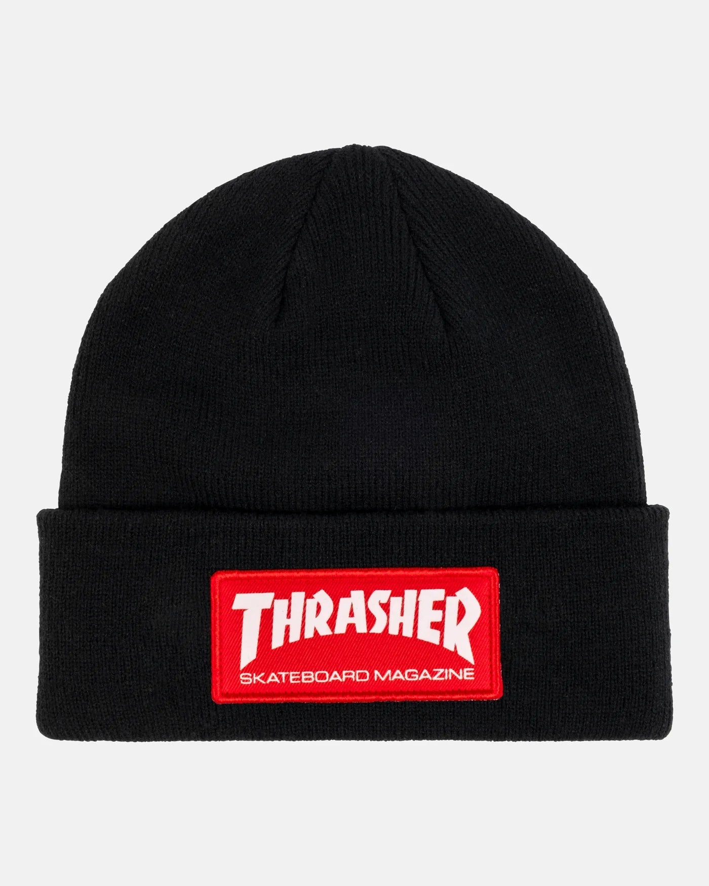 THRASHER Skate Mag Patch Beanie Black Men's Beanies Thrasher 