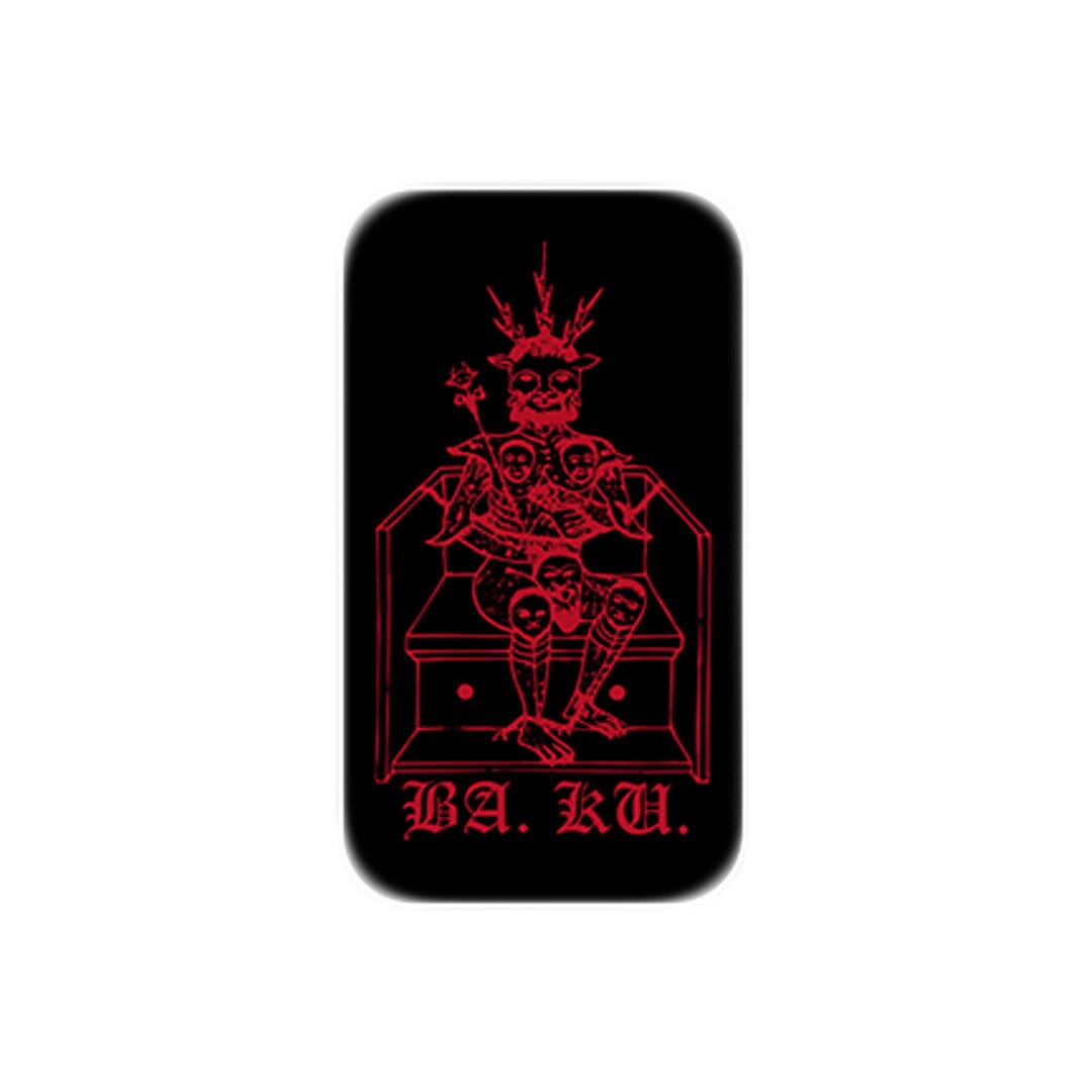 SKULL SKATES Ba.Ku. Blood Throne 4in Patch Patches Skull Skates 