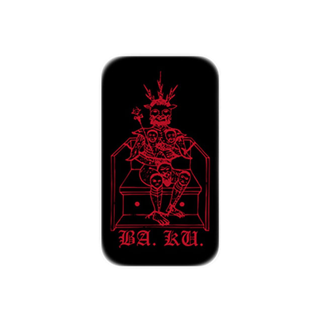 SKULL SKATES Ba.Ku. Blood Throne 4in Patch Patches Skull Skates 
