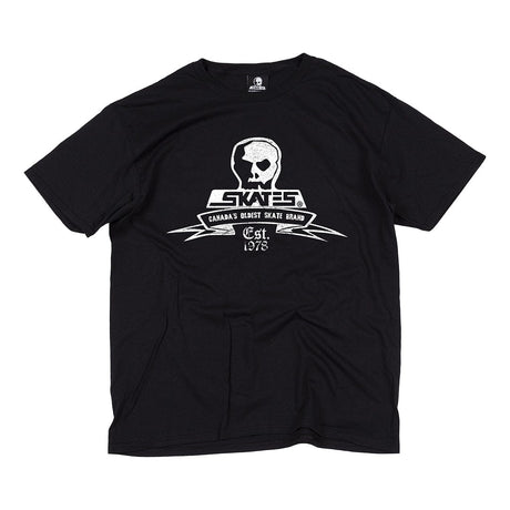 SKULL SKATES Oldest T-Shirt Black Men's Short Sleeve T-Shirts Skull Skates 