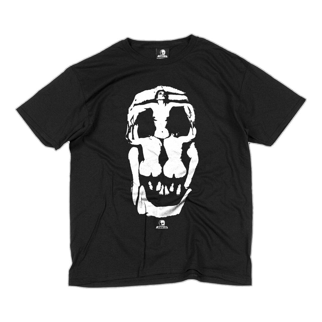 SKULL SKATES Lady Skull T-Shirt Black Men's Short Sleeve T-Shirts Skull Skates 
