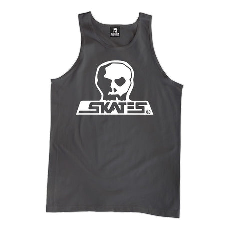 SKULL SKATES Burbs Tank Charcoal Men's Tank Tops Skull Skates 