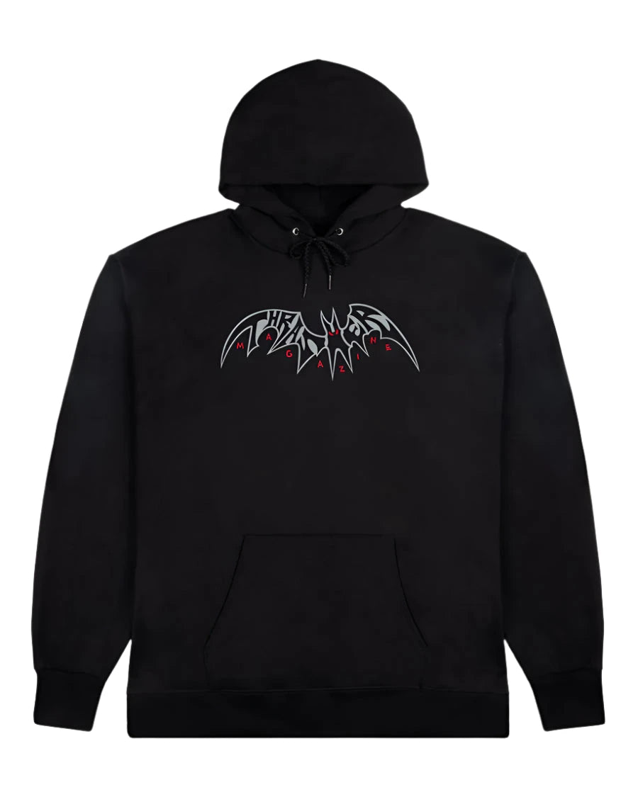 THRASHER Sky Rat by Neckface Pullover Hoodie Black Men's Pullover Hoodies Thrasher 