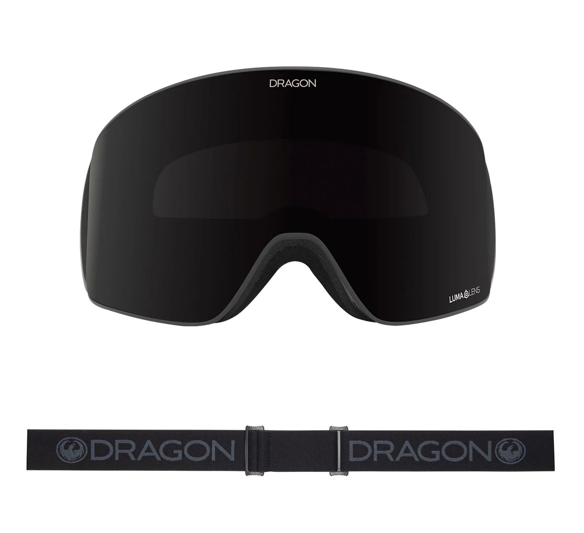 DRAGON Slain Mag Cylindrical Blackout - Lumalens Midnight + Lumalens Violet Snow Goggle Snow Goggles Dragon 