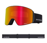 DRAGON Slain Mag Cylindrical Sable - Lumalens Red Ion + Lumalens Light Rose Snow Goggle Snow Goggles Dragon 
