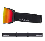 DRAGON Slain Mag Cylindrical Sable - Lumalens Red Ion + Lumalens Light Rose Snow Goggle Snow Goggles Dragon 