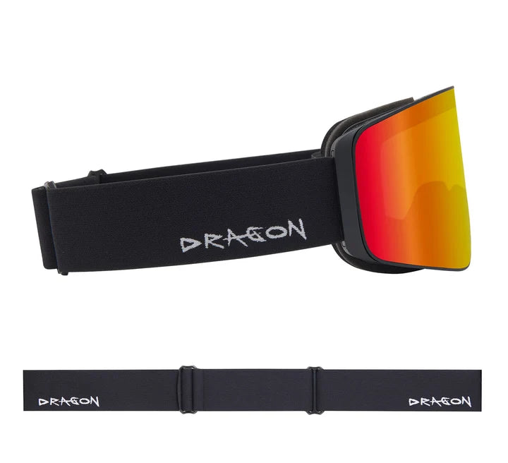 DRAGON Slain Mag Cylindrical Sable - Lumalens Red Ion + Lumalens Light Rose Snow Goggle Snow Goggles Dragon 