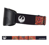 DRAGON Slain Mag Cylindrical Urushi - Lumalens Dark Smoke + Lumalens Light Rose Snow Goggle Snow Goggles Dragon 